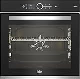 Beko BBIM13500XPSW bPRO 700 Einbau-Backofen, 71 l Garraumvolumen, 2,4' TFT Display, CookSense...