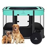 ROMANTIC BEAR Welpenauslauf Hundebox Faltbar Wasserdicht Tierlaufstall Abnehmbar Transportbox...