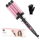 Welleneisen für Haare 3 Fässer Welleneisen- BESTOPE MIX Welleisen 22mm, Lockenstab Welleneisen...