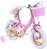 Actionbikes Kinderfahrrad Princess - 12 Zoll - Kinder Fahrrad für Mädchen - Ab 2-5 Jahren -...