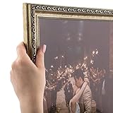 ArtToFrames Silberner Bilderrahmen, 40,6 x 40,6 cm, dieser personalisierte 3,2 cm Holzrahmen ist...