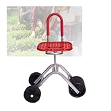 Höhenverstellbarer Rollwagen, robuste Unterstützung für komfortables Gärtnern in verschiedenen...