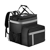 Isolierter Rucksack für Lebensmittellieferung | Große Kapazität Vergleichende Kühltasche mit...