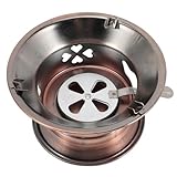 Ciieeo Retro Edelstahl Spirituskocher Camping Spiritusbrenner Tragbarer Outdoor Alkoholbrenner...