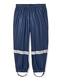Playshoes Matschhose Regenlatzhose Fleece-Futter Unisex Kinder Wind- und wasserdichte Regenhose...