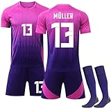 Deutschland Fussball Trikot 24/25 Erwachsene Kinder Neu 2024 Heim/Auswärtstrikot Fussball Trikot...