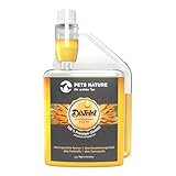 Pets Nature Distelöl für Hund und Katze - reines Premium Distelöl reich an Omega-6-Fettsäure...