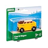 BRIO Bahn 33406 - Tierwagen mit Kuh