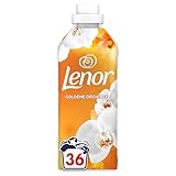 Lenor Weichspüler 36 Waschladungen, Goldene Orchidee, 24 Stunden „Wie Frisch Geduscht“ Gefühl,...