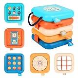 Joollurm Montessori Beschäftigungswürfel für 18 Monate - Sinnes-Reisespielzeug für Flugzeug und...