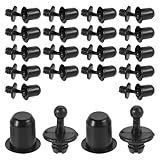 IMIKEYA Lautsprechergitterclips Kunststoff 20 Stück mit Schnappverschluss für Auto...