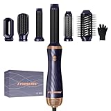 Airstyler Haarstyler -Warmluftbürste & Föhnbürste 6 In 1, Ionen Haartrockner Haarstyler Set,...