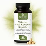 Männer Vital Komplex Kapseln I Mit L-Arginin, Maca, Ginkgo, Muira Puama, Guarana & Ginseng I 60...