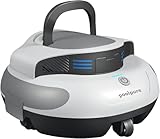 POOLPURE Poolsauger, 5000 mAh Akku, Double Motor, LED Indicators, self-Parking Function, IPX8...
