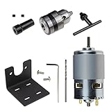 THcoa Motor 775 10000 U/min DC 12 V 775 Motor mit Mini-Bohrfutter für Handbohrmaschine und...