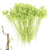 Pflanzenbinder, Blattform, selbstsichernde Kabelbinder zur Pflanzenstütze, wiederverwendbare...