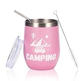 Camping Zubehör Tasse, Camping Gadgets, Campingkaffeebecher 350ml, Campinggeschenke,...