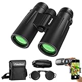 Hochleistungsfernglas, Usogood 10x42 HD Kompaktfernglas für Erwachsene mit BAK4-Prisma und...
