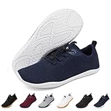 Geweo Unisex Barfußschuhe Herren mit Breite Zehenbox Barfuss Schuhe Damen Sommer Atmungsaktiv...