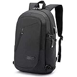 WENIG Laptop Rucksack Herren Anti-Diebstahl Laptoptasche 15.6 Zoll für Arbeit mit USB Ladeanschluss...