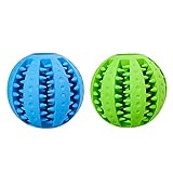 Seglory 2 Stück Hundeball Hundespielzeug aus Naturkautschuk, Robuster Hunde Ball 7cm für Große &...
