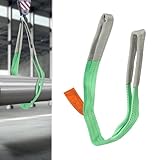 1m Polyester Gurtband Rundschlinge Hebegurt Tragfähigkeit 2T/4409 lbs Flach Kranschlinge für...