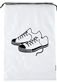 10 Pack Schuhbeutel Reisen Tragbare Schuhtasche Travel Shoe Bags 29 * 43CM klarem Schuhbeutel Koffer...