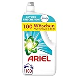 Ariel Flüssigwaschmittel Waschmittel, 100 Waschladungen Universal+ Mit Der Frische Von Febreze,...