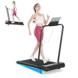 Dskeuzeew Laufband Klappbar mit Neigung - 4 in 1 Walking Pad mit 5% Steigung für Zuhause Laufpad...