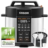 COSORI Schnellkochtopf, 9-in-1, Multikocher mit 14 Funktionen, 5,7 L Pressure Cooker, Reiskocher,...