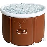 CRS faltbare Badewanne für Dusche Erwachsene/Kinder | Outdoor Eisbad | faltbare Eistonne | Eisfass...