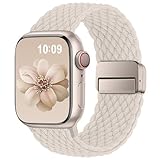 Higgs Geflochtenes Armband Kompatibel mit Apple Watch Armband 40mm 41mm 42mm 38mm Damen Herren,...