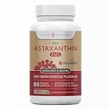 Bio Astaxanthin - 8 mg Astaxanthin pro Öl-kapsel - Algamo® - Ohne Zusätze –...