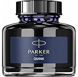Parker Quink Füllertinte im Tintenfass | blauschwarze Tinte | 57 ml