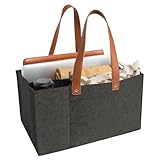 Windel Caddy Organizer Filz Totentasche mit Fächer -Aktenhalter Arbeitsbeutel mit Handles Open...