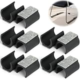 10 U-Förmiges Stuhlfußpolster, Ø 24-25mm Filzgleiter für Freischwinger, Stuhlgleiter...