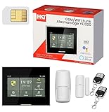 Multi Kon Trade® GSM Smart Home WiFi Alarmanlage YE1220 - inkl. kostenlose SIM Karte - Alarmanlage...