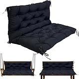 Wasserdichte Outdoor-Schaukelkissen mit Rückenlehne, Ersatz-Sitzkissen für Terrassenliege,...
