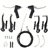 Fahrradbremsen, Fahrrad Bremsen Set, Schwarz V-Brake Bremsen Fahrrad, Universal Aluminium...
