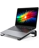 Soqool Laptop Ständer, Ergonomisch Laptop Halterung für Schreibtisch, Aluminium Notebook Ständer...