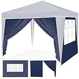 KESSER® 2X Seitenwand für Pavillon 3x3m - Faltpavillon Pop Up | klappbar | platzsparend |...