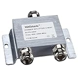 10Gtek Band 2 Way Splitter with N Female 50 Ohm Cellular Signal Power High isolation Low Voltage...