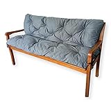 4L Textil Gartenbankauflage Hollywoodschaukel Auflage Bankauflage Outdoor Sitzkissen Bank Gartenbank...