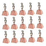 DECORNIJIA 15 Stück Teiliges Angelglocken aus mit Lauten Bissalarmen und Clips Robuste...
