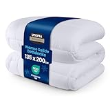 Utopia Bedding Bettdecke 135 x 200 cm, Ganzjahresdecke 370 GSM Füllung, atmungsaktive Schlafdecke,...