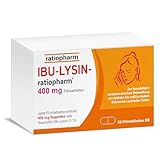 IBU-LYSIN-ratiopharm 400 mg Filmtabletten: Die schnelle Hilfe gegen Schmerzen. Schmerzmittel mit dem...