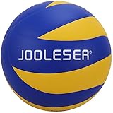 JOOLESER Soft Touch Beach Volleyball, offizielle Größe 5 Indoor & Outdoor Volleyball (Blau)