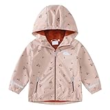 DAWILS Jungen Regenjacke Kinder Wasserdicht Jacke Regenmantel Mädchen Softshelljacke mit Fleece...