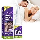 Anti-Schnarch-Spray, Anti-Schnarch-Geräte, Schnarchstopper-Tropfen für besseren Schlaf. Wirksame...