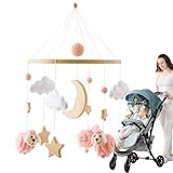 Crib Mobile Für Babys,Wiege Anhänger Als Kinderzimmerdekoration - Musik Mobiles Spielzeug Tragbar...